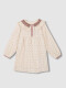 Vestido Dobby Piedra Claro Melange