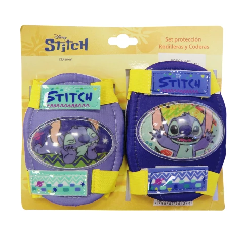 Set Rodilleras y Coderas Stitch Oficial U