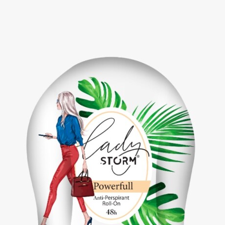 LADY STORM DESODORANTE ROLL ON WOMEN POWERFUL 50ml LADY STORM DESODORANTE ROLL ON WOMEN POWERFUL 50ml