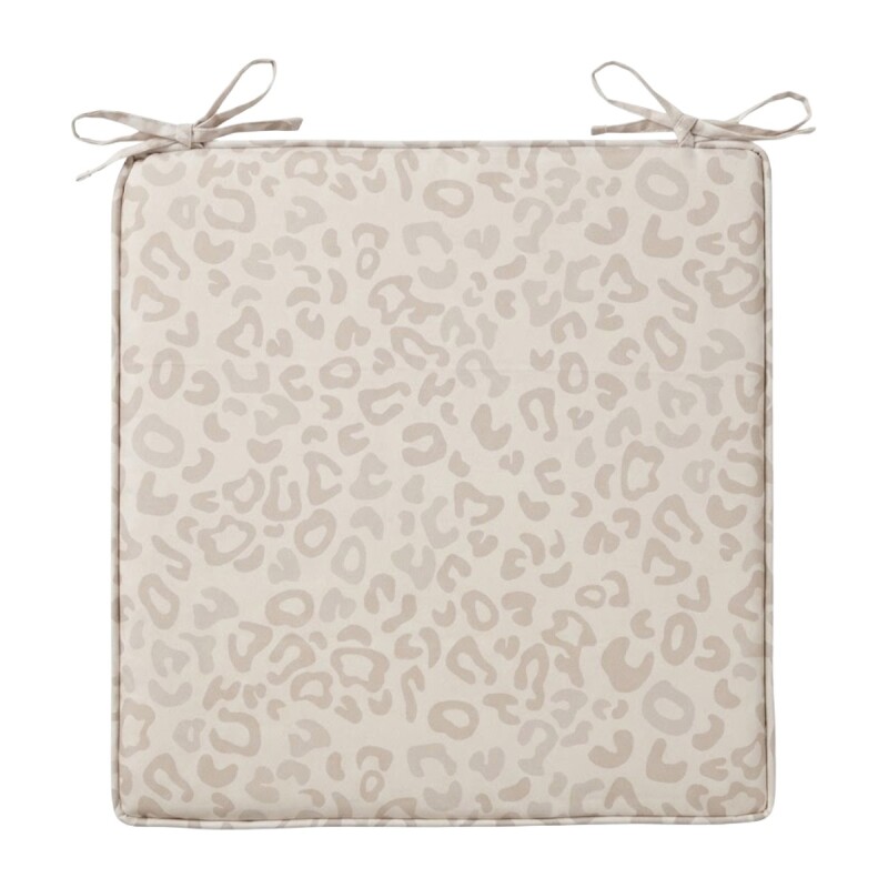 COJIN CUAD BEIGE A.PRINT P/SILLA 40X40X5CM Unica