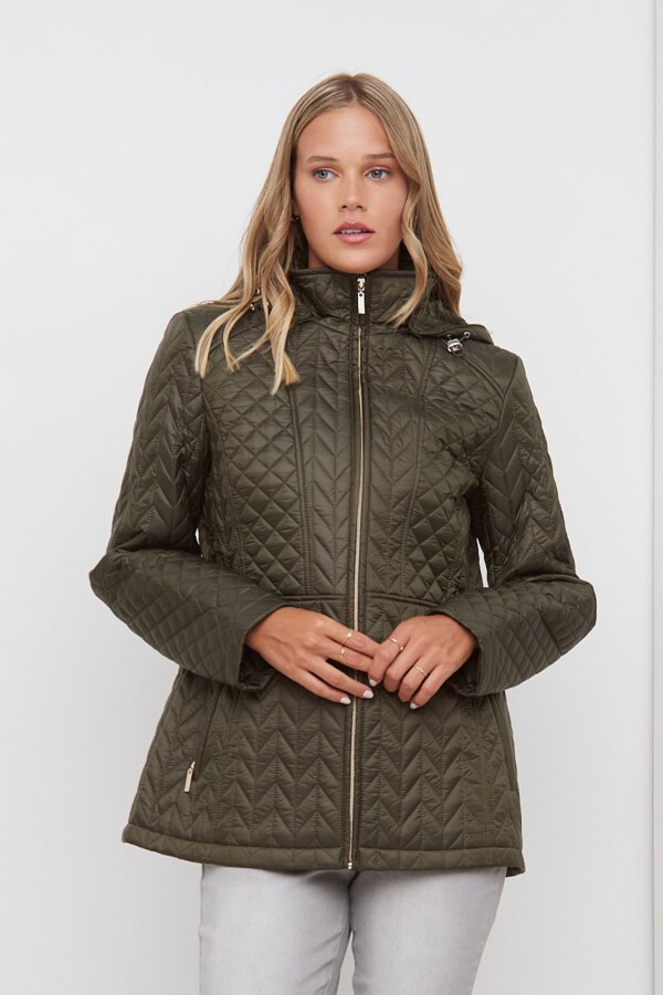 Campera Zips OLIVA