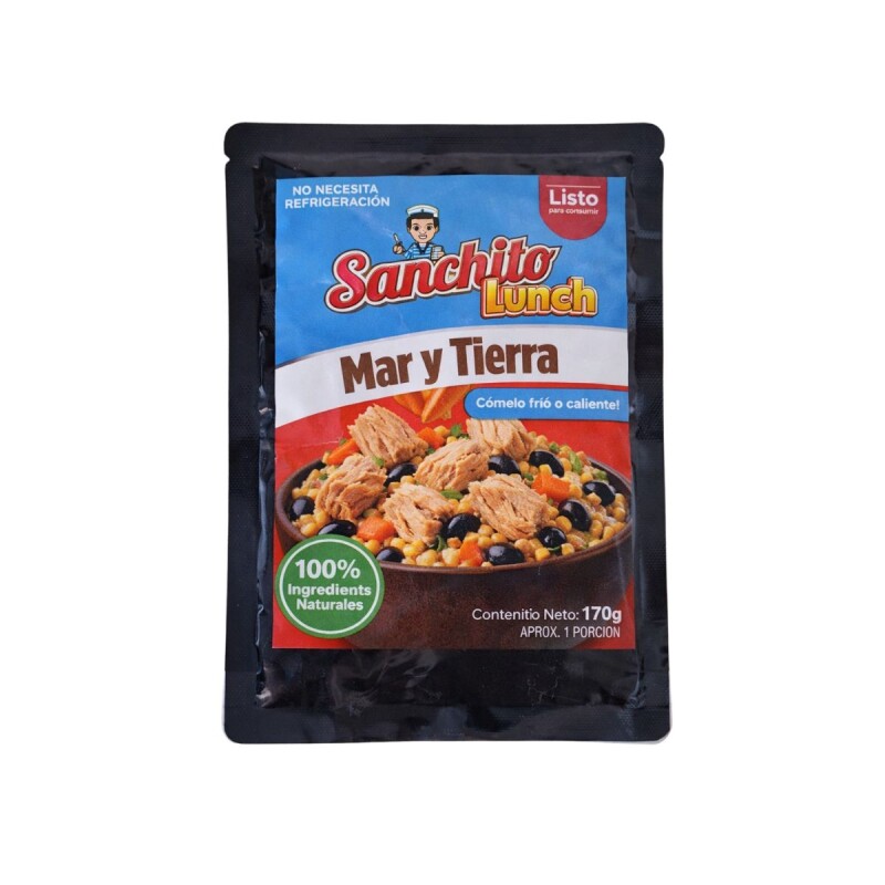 ENSALADA ATÚN Y VEGETALES MAR Y TIERRA POUCH 170g Ensalada Atún Y Vegetales Mar Y Tierra Pouch 170g