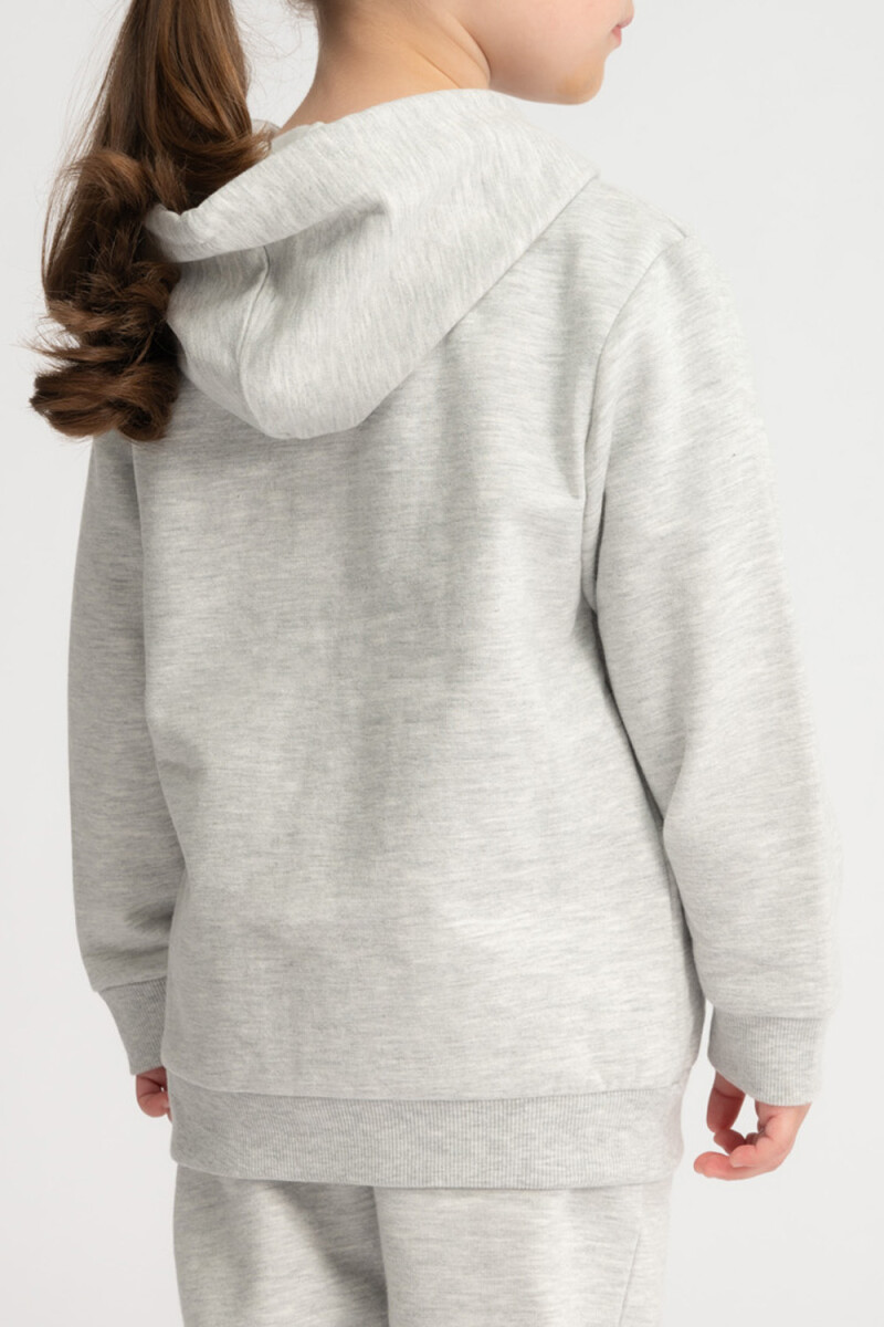 Campera deportiva Gris Melange