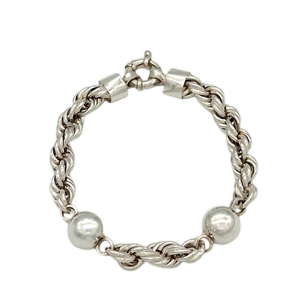 Pulsera Cordón salomónico-Plata 925-Sin piedra-PU3088 sinpiedra