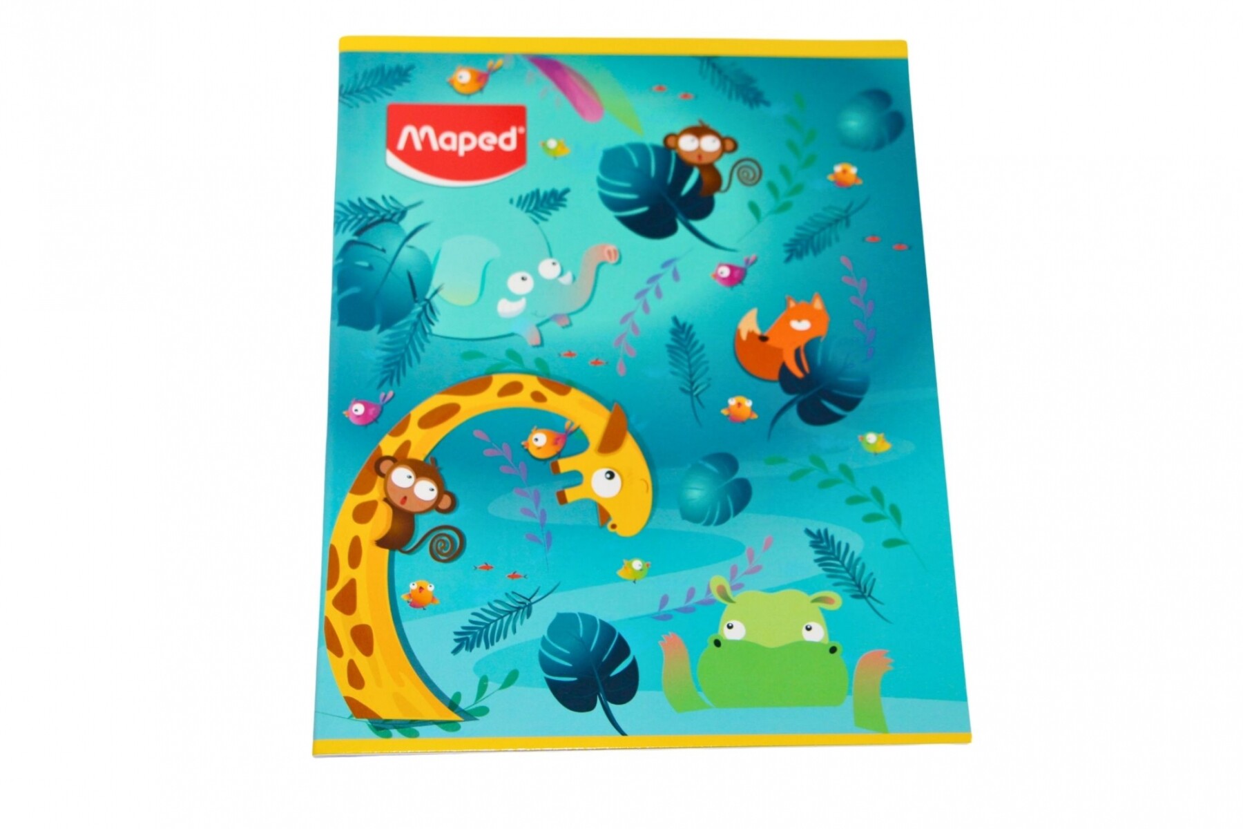 CUADERNO MAPED RAYADO DE 48 HOJAS - TAPA ANIMALES 