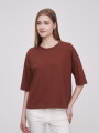 Remera Ahrnia Chocolate