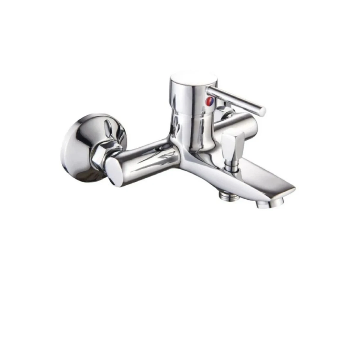 Grifería de Baño Ducha Monocomando Exterior Cromado Línea Birillo 