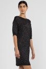 LARA KNIT DRESS Negro