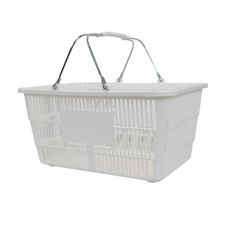 Canasto supermercado BLANCO