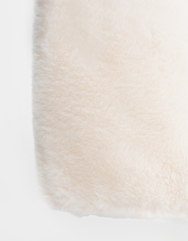 Cuellos Cuello Peluche Crudo - Blanco Crudo
