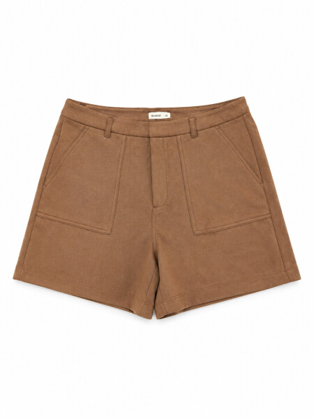 SHORT MAJO MARRON