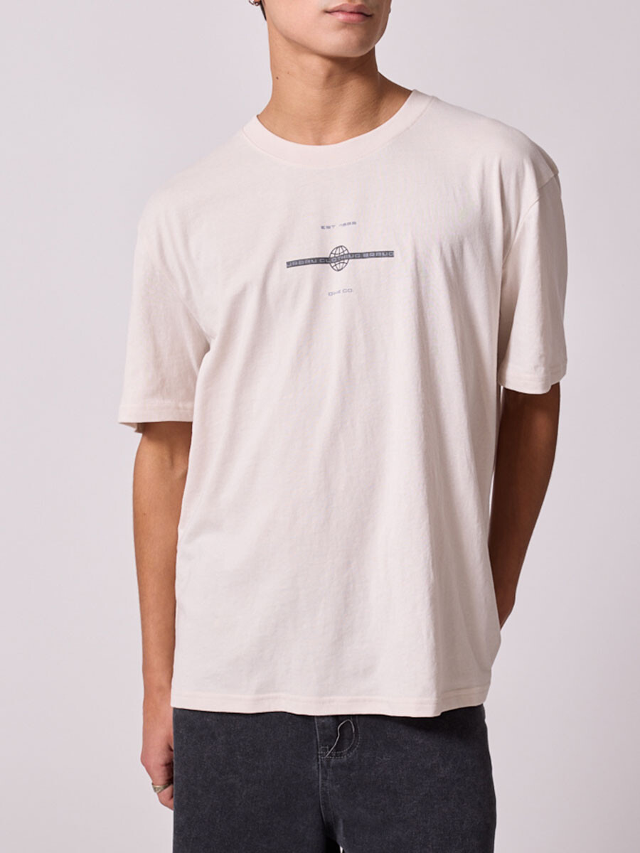 T-SHIRT BRAVI DIXIE - Beige 