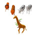 OUTLET Animales 5 pcs y palmera blíster 31*18.5*3.5 cm Outlet Animales 5 Pcs Y Palmera Blíster 31*18.5*3.5 Cm