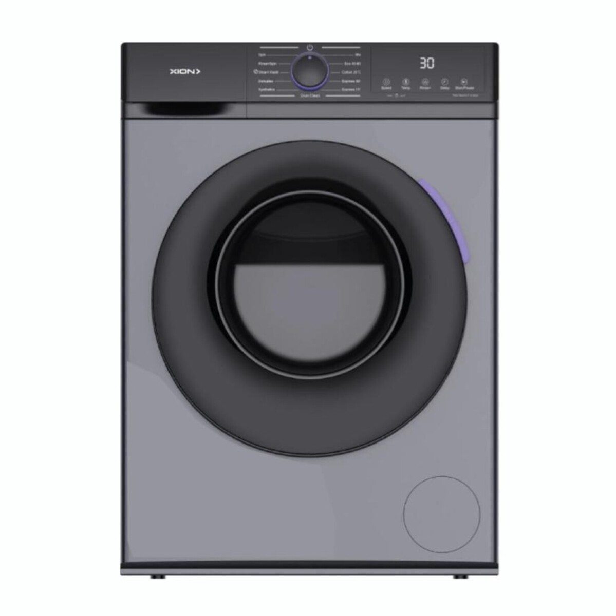 Lavarropas carga frontal 6Kg Gris Inverter Xion XI-LAV66X 