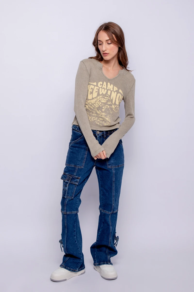 REMERA CAMP Verde Militar