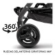 Coche Paragüitas Plegable 3 Posiciones Para Bebe Carriola Azul