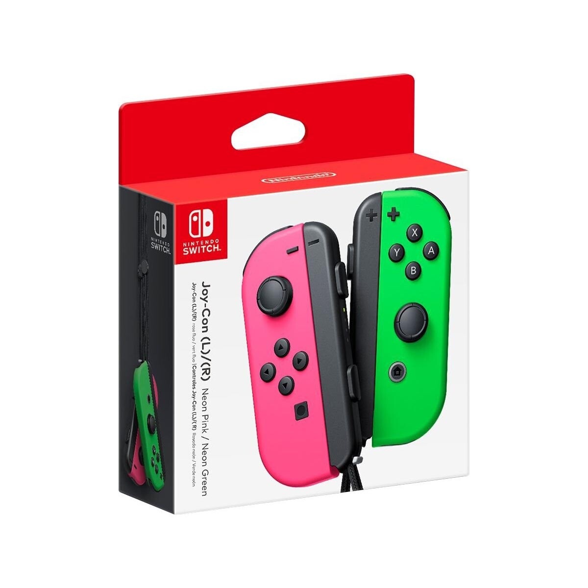 Controles Joystick JOY-CON (L) / (R) para Nintendo Switch Neon green-pink