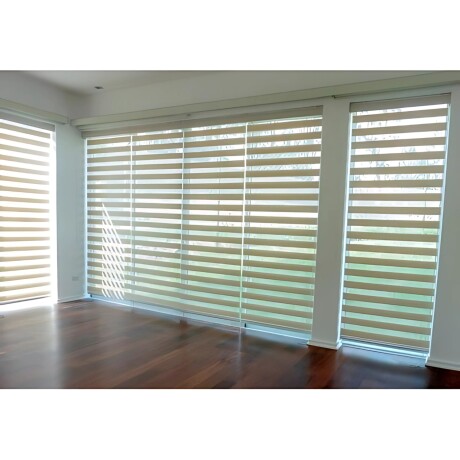 Cortina Roller Zebra Simple Lumax 1.2 X 2.1m Gran Calidad Beige