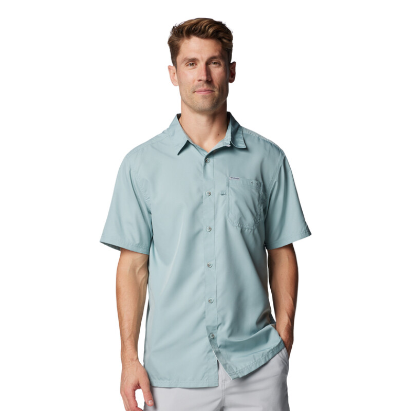Camisa Tide Solid Camp Hombre Crushed Blue