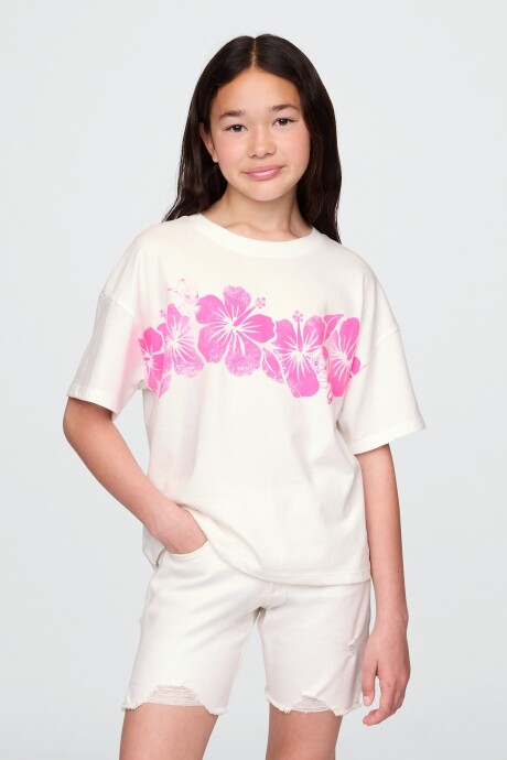 Remera Gráfico Niña New Off White