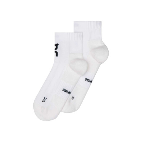 Medias Core Run Sock Alto Unisex Blanco