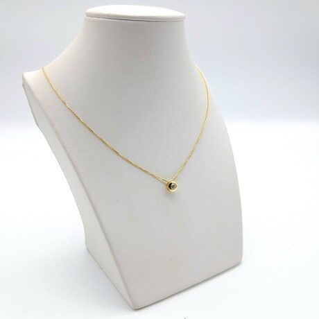 Conjunto de cadena de oro 18 ktes y colgante, PUNTO DE LUZ. Conjunto de cadena de oro 18 ktes y colgante, PUNTO DE LUZ.