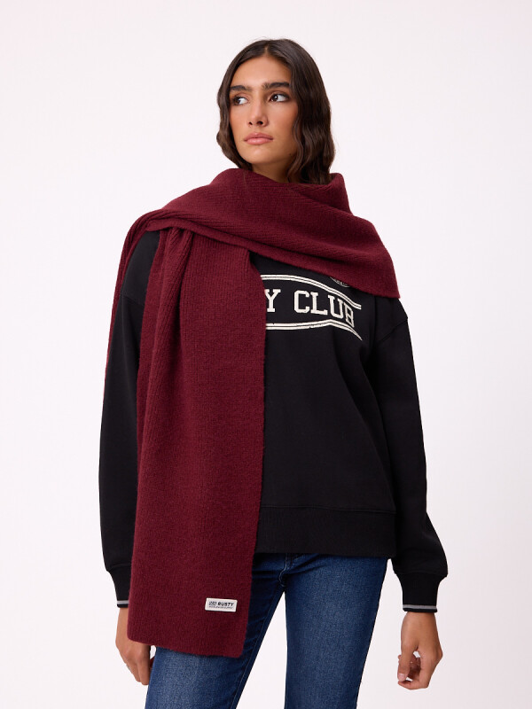 BUFANDA QUIVRA RUSTY Bordeaux