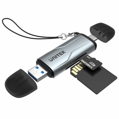 Lector de Memoria Sd Unitek 2 en 1 Dual USB 001