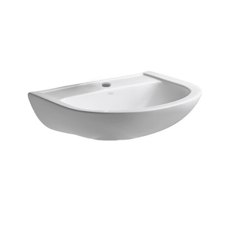 PILETA PARA PEDESTAL BARI BLANCO BRILLANTE 1 AGUJERO 000