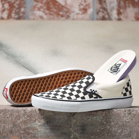 Championes Vans Mn Skate Slip Checkerboard