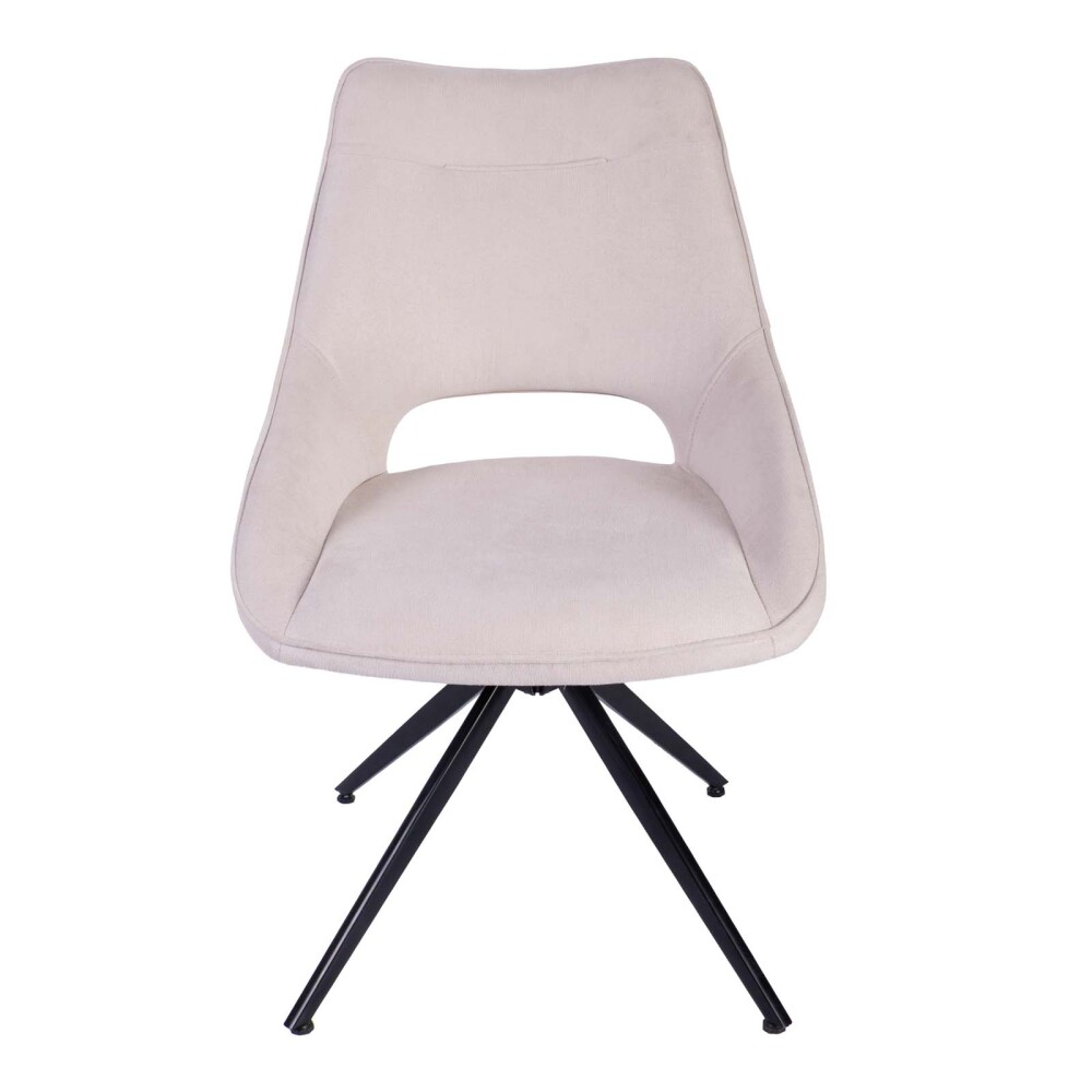 SILLA DE OFICINA TELA-Y-POLIPROPILENO BLANCO CHRISTIE