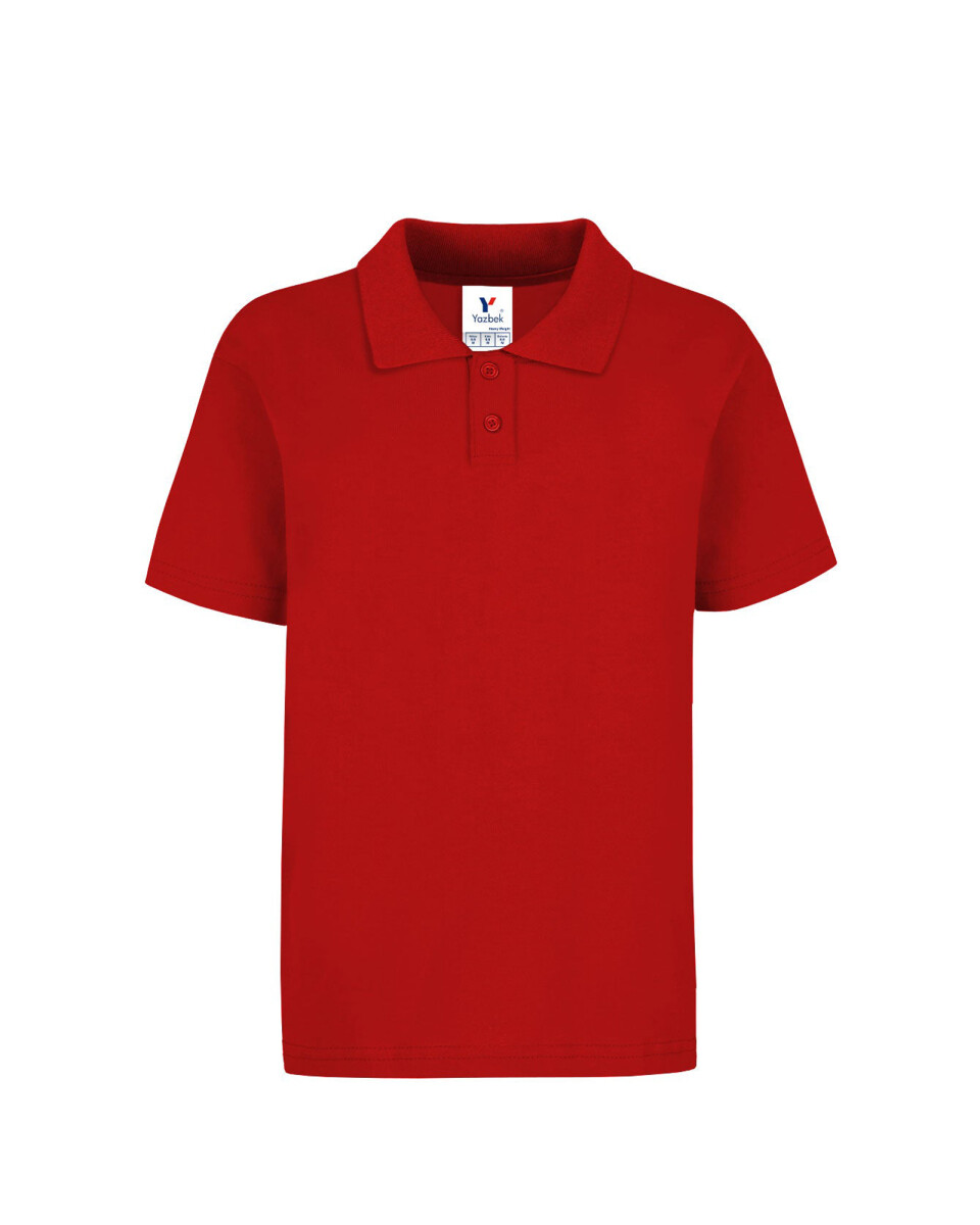 Remera chomba algodón niño - Rojo 