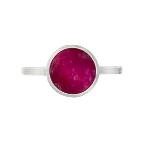 Anillo de plata 925 y Rubí Anillo de plata 925 y Rubí