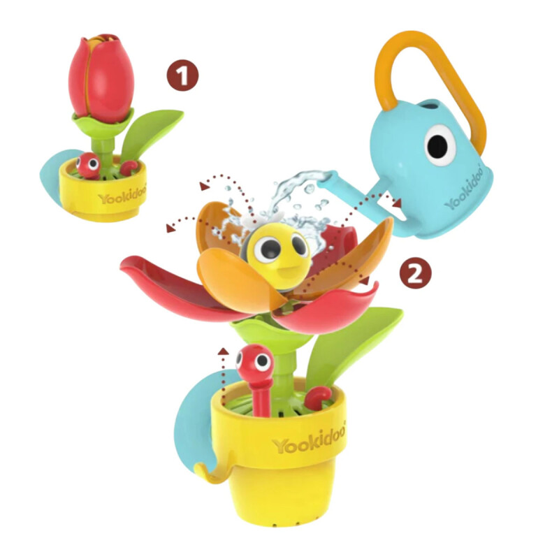 Juego de baño Flor de bañera Peek-a-Bee Yookidoo Juego de baño Flor de bañera Peek-a-Bee Yookidoo