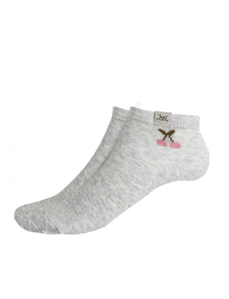 MEDIA CEREZA PACK X3 Gris