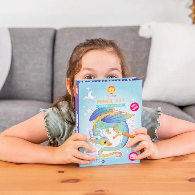 Arte con lápiz: mezcla y sombreado metálico Tiger Tribe Arte Con Lápiz: Mezcla Y Sombreado Metálico Tiger Tribe