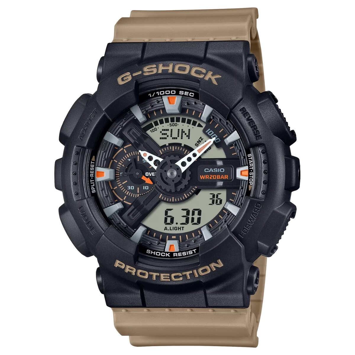 Reloj CASIO G-SHOCK GA110TU-1A5DR Resina Beige Esfera 52mm 