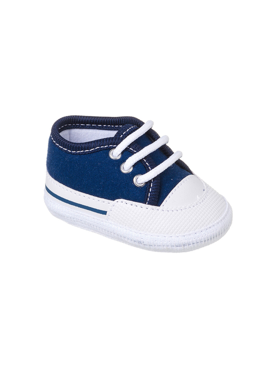 Tenis Acordonado Bebe - Azul 