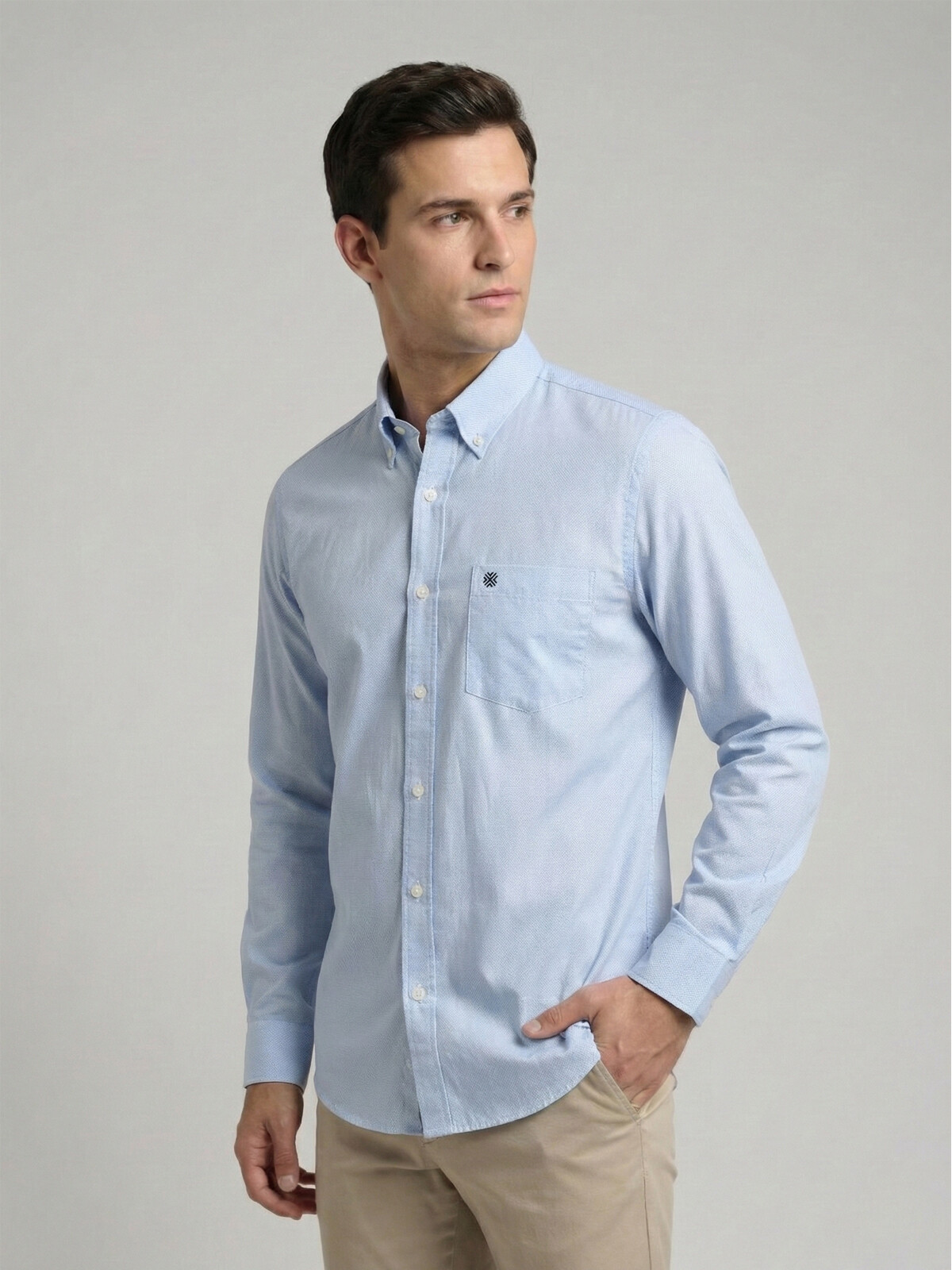 CAMISA URBAN LISA CELESTE CAMISA URBAN LISA CELESTE