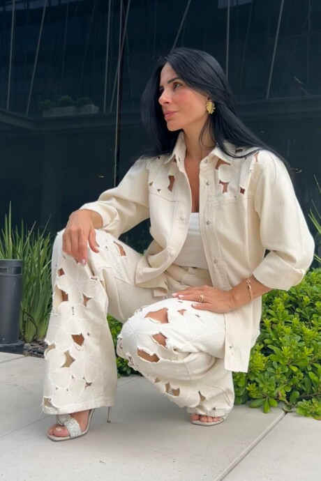 Pantalon Keidi Off White