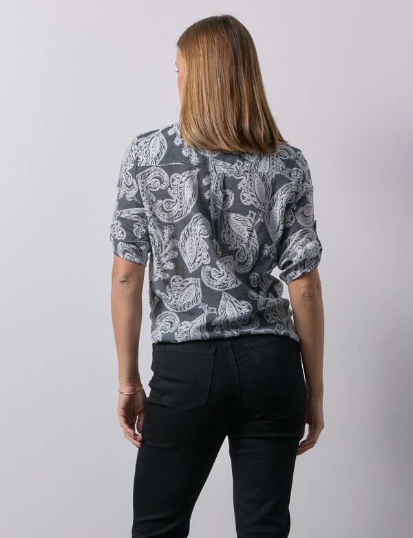 Blusa Nudo NEGRO/GRIS