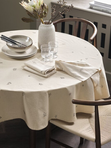 Mantel ENGFIOL Ø160 beige/gris Mantel ENGFIOL Ø160 beige/gris