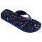 Sandalias Infantiles Havaianas Kids Max Heroes Azul Marino - Rojo Rubí