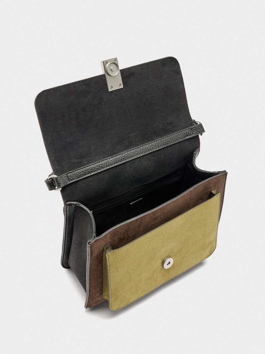 Bolso Bandolera Detalles De Piel lima