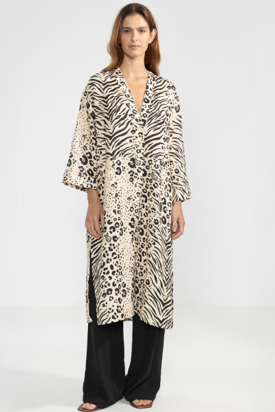 NICKY LONG SHIRT Feline Cream