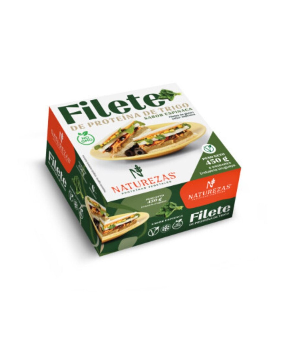 FILETE DE PROTEINA DE TRIGO SABOR ESPINACA 
