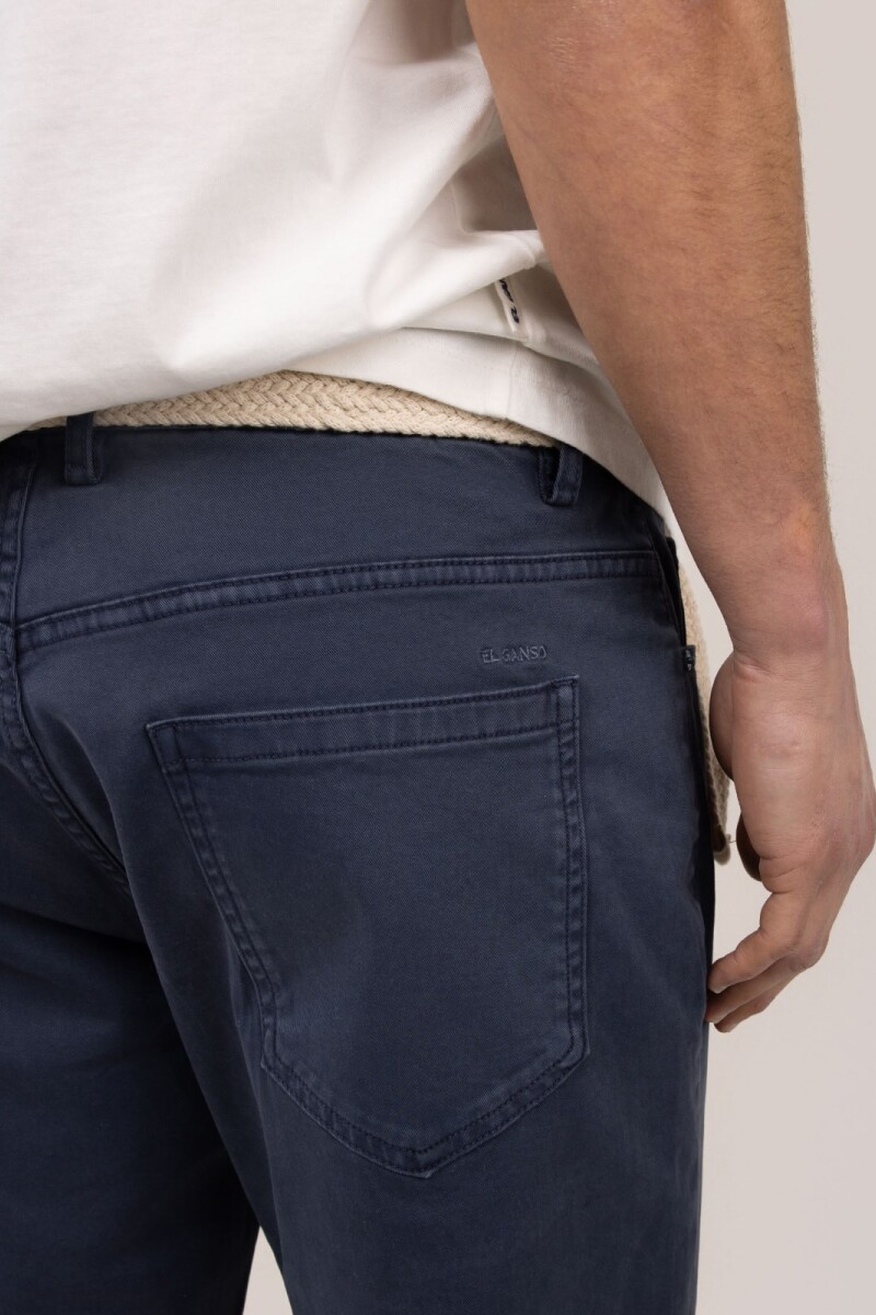Pantalón 5 Bolsillos Marino