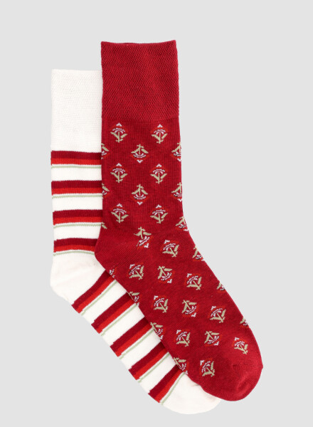 Media sujeción suave pack 2 (lisa + diseño) Variante 35