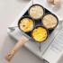 Sartén Antiadherente De Desayuno Huevos Fritos Tortilla Variante Color Gris Modelo Chico