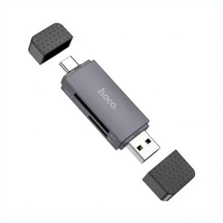 Adaptador HOCO HB45 2 En 1 USB-A / USB-C 2.0 Con Lector De Tarjeta Adaptador HOCO HB45 2 En 1 USB-A / USB-C 2.0 Con Lector De Tarjeta